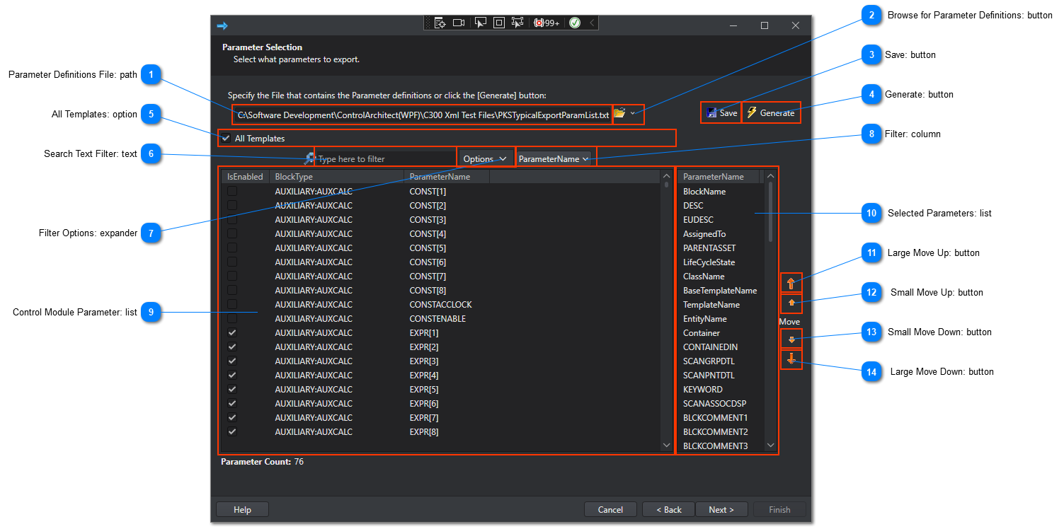 All Parameter Scope Page