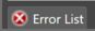 16. Error List