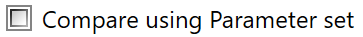 10. Compare using Parameter set check