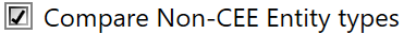 4. Compare Non-CEE Entity types check