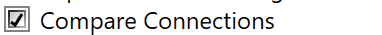 7. Compare Connections check