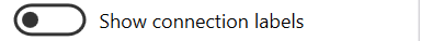 12. Show connection labels option
