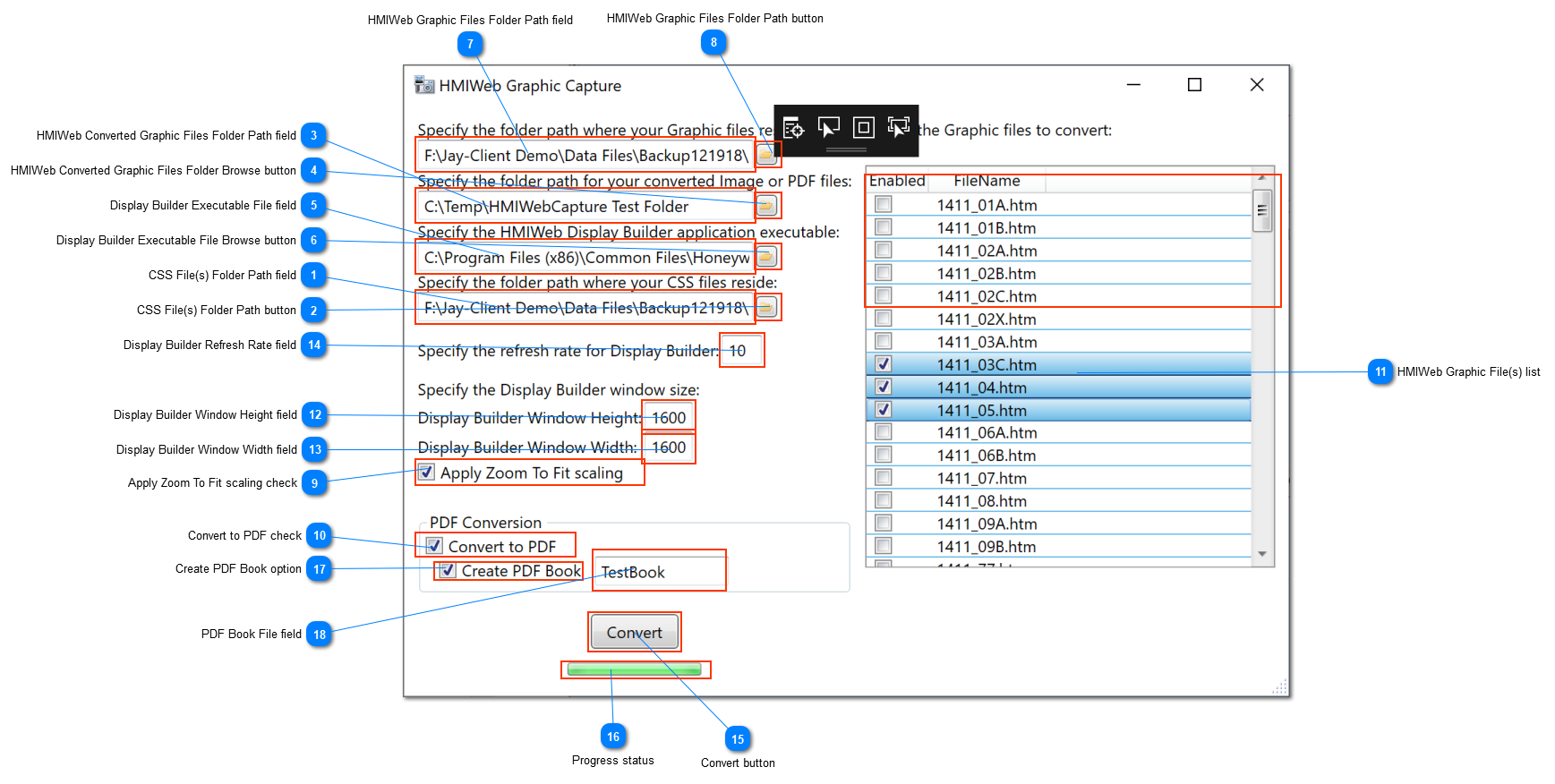 HMIWeb Graphic Capture Overview