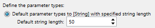 18. Default Parameter Type and Size