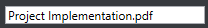 9. TriStation Project Implementation: filename