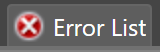 7. Error List tab
