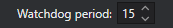 18. Watchdog Period for Remote Server