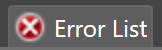 9.  Error List tab
