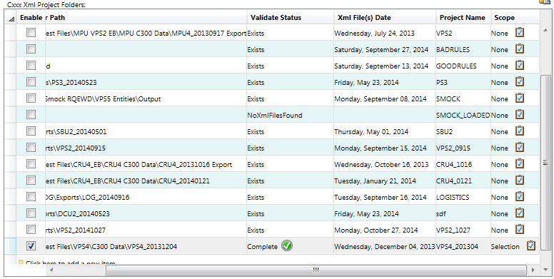 4. Xml Project List