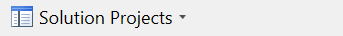 1. Solution Projects button