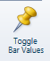 5. Toggle Bar Values button