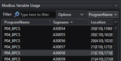 2.  Program Variable: list